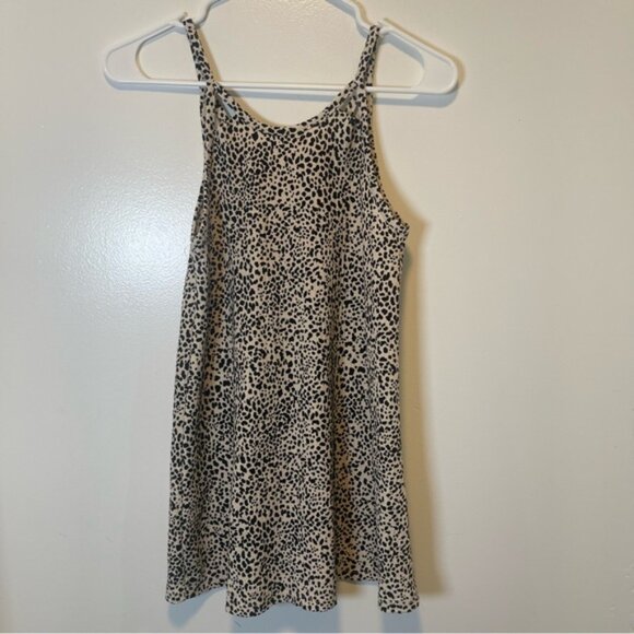 kids cheetah slip lightweight dress girls size 9‎